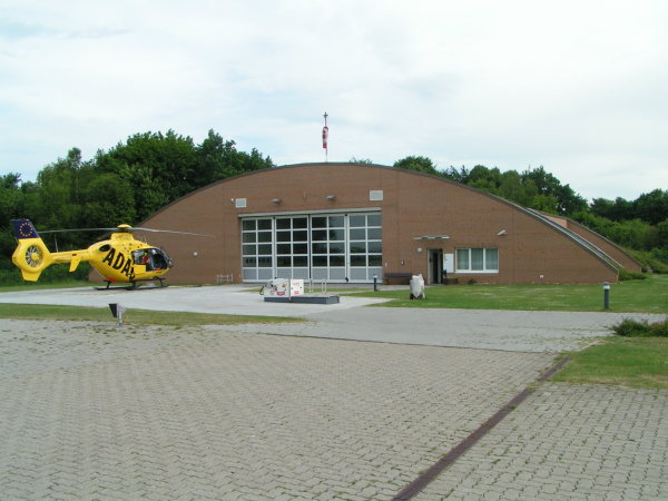 BG-Unfallkrankenhaus Hamburg: Hubschrauberhangar